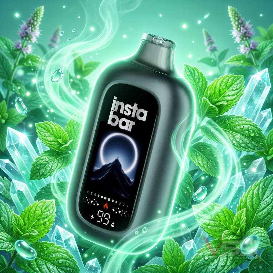 Insta Bar 120K Disposable Vape - Mint 120000 / 20mg Brandon Vape SuperStore and Cannabis Manitoba Canada