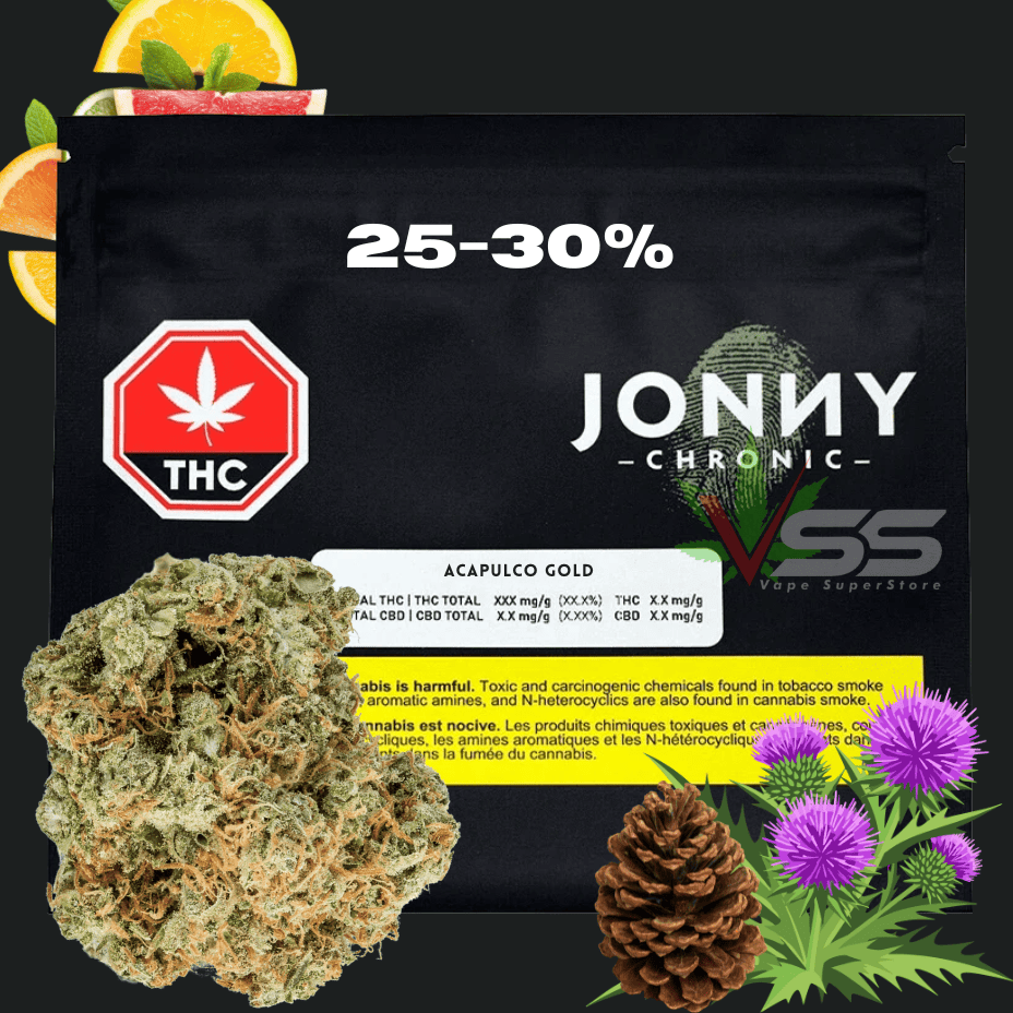 Jonny Chronic Acapulco Gold Sativa Flower-14g in Manitoba – Brandon ...