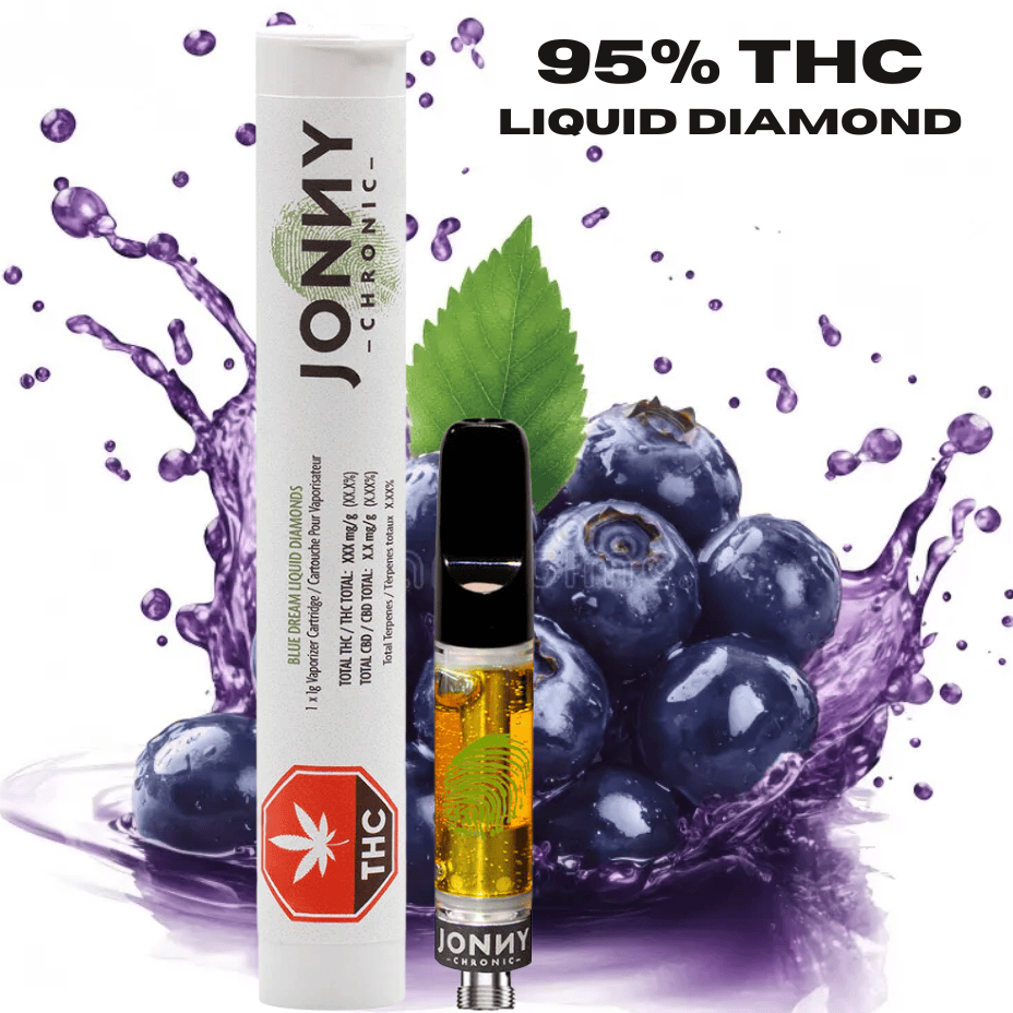 Jonny Chronic Blue Dream Liquid Diamond 510 Cart-1g Brandon Vape SuperStore and Cannabis Manitoba Canada