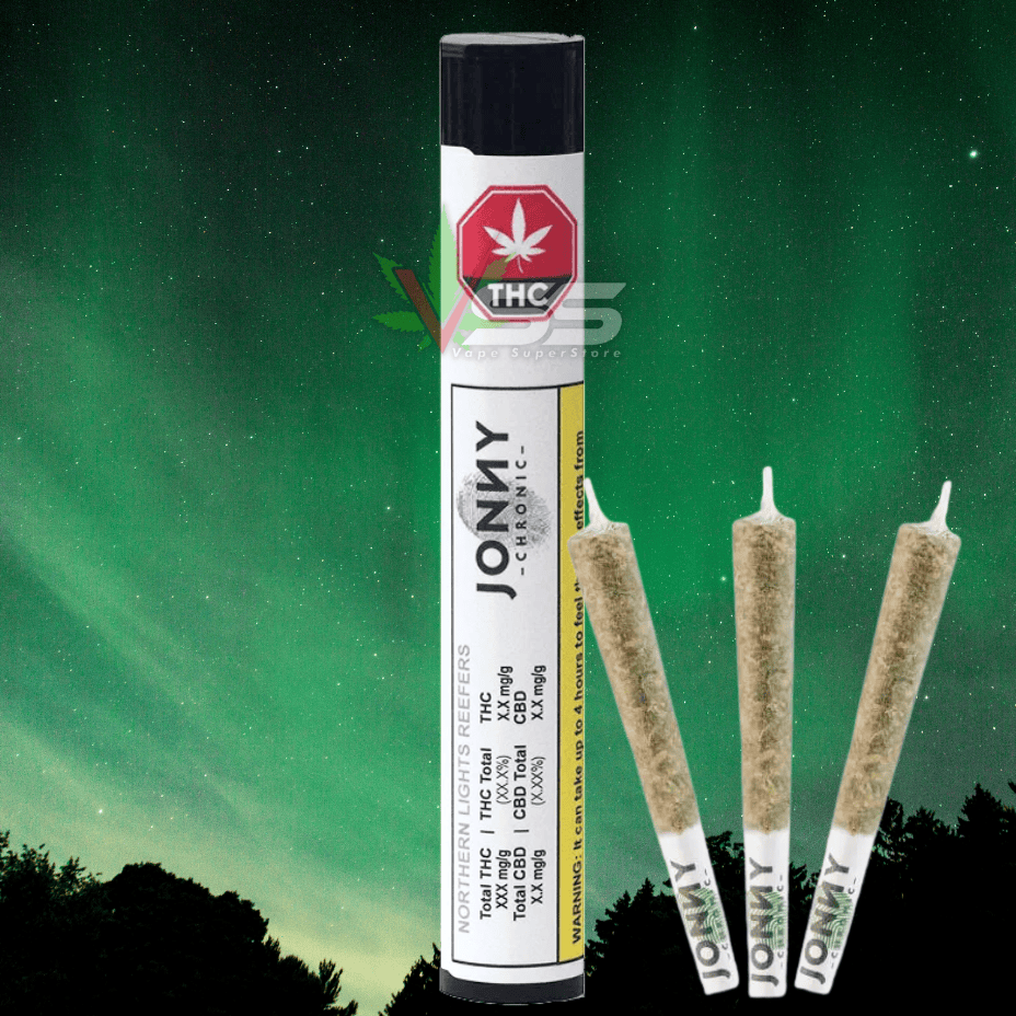 Jonny Chronic Northern Lights Indica Pre-Rolls-3x0.5g Brandon Vape SuperStore and Cannabis Manitoba Canada