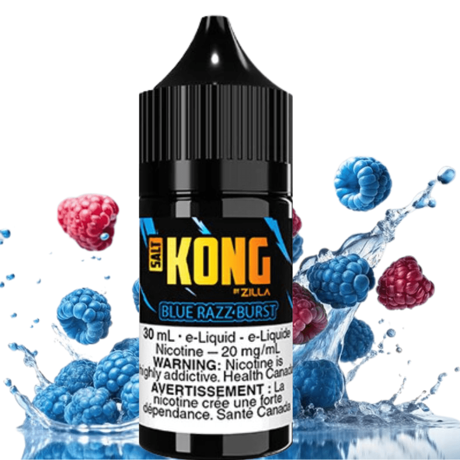 Kong Salt by Zilla-Blue Razz Burst Brandon Vape SuperStore and Cannabis Manitoba Canada