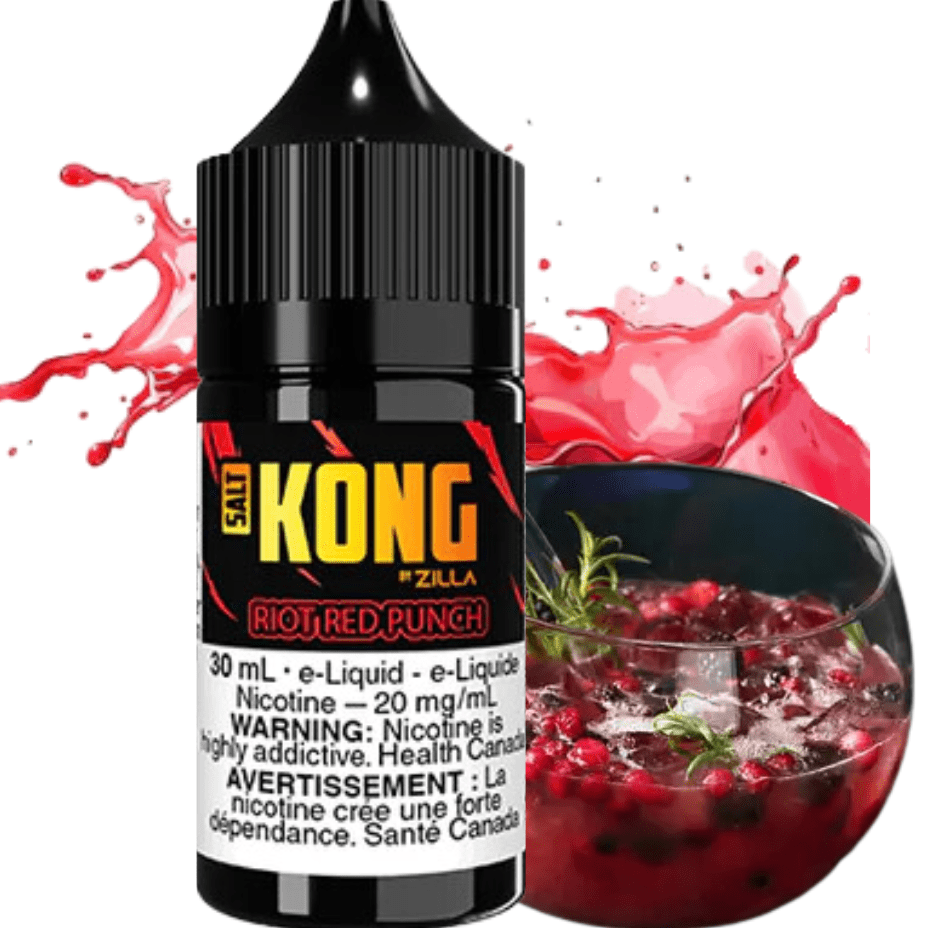 Kong Salt by Zilla-Riot Red Punch Brandon Vape SuperStore and Cannabis Manitoba Canada