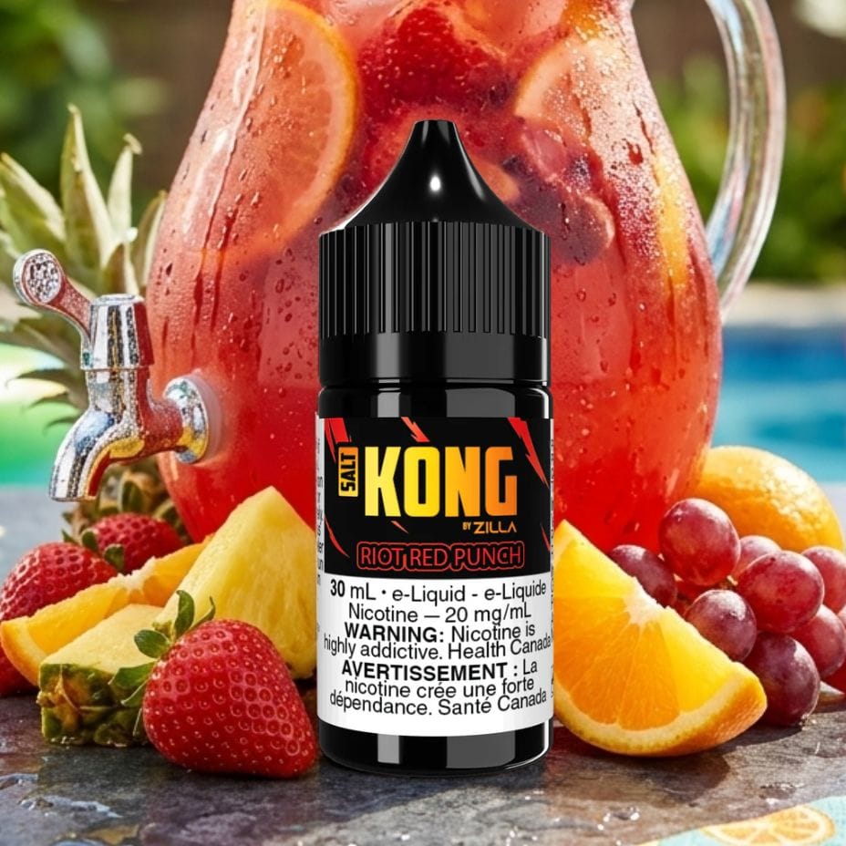 Kong Salt by Zilla-Riot Red Punch Brandon Vape SuperStore and Cannabis Manitoba Canada
