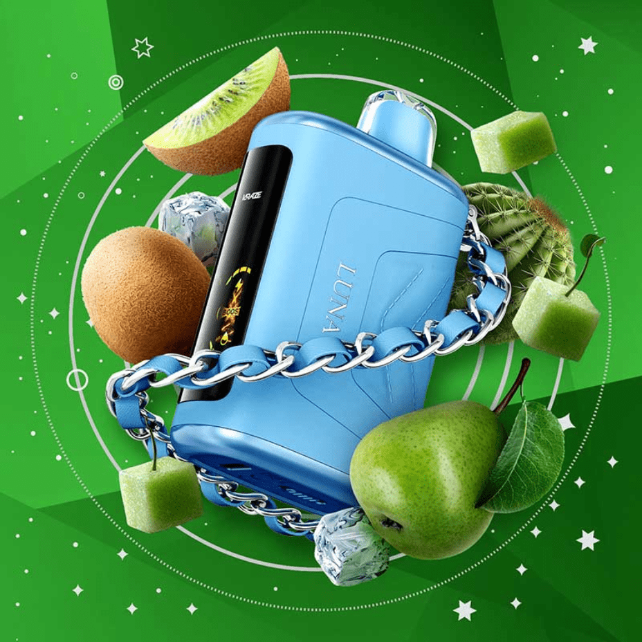 Kraze Luna Disposable Vape-Kiwi Pear Cactus G Ice Brandon Vape SuperStore and Cannabis Manitoba Canada
