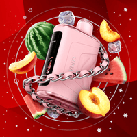 Kraze Luna Disposable Vape-Ruby Peach Watermelon Ice Brandon Vape SuperStore and Cannabis Manitoba Canada