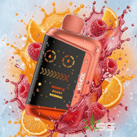 Kraze Mega X 48K Disposable Vape - Orange Raspberry KO Ice Brandon Vape SuperStore and Cannabis Manitoba Canada