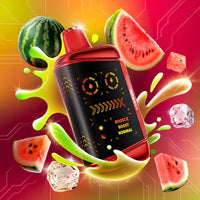 Kraze Mega X 48K Disposable Vape - Watermelon Wave Iced 48000 Puffs / 20mg Brandon Vape SuperStore and Cannabis Manitoba Canada