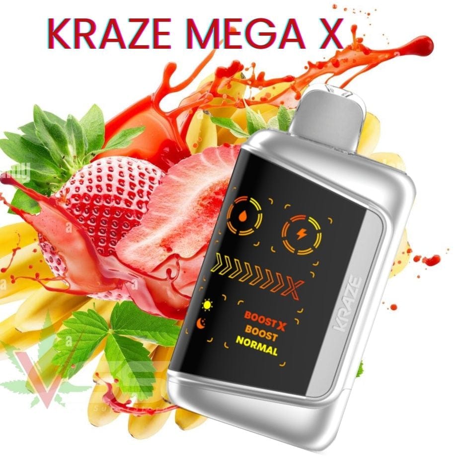 Kraze Mega X 48K - White G.B. Ice Brandon Vape SuperStore and Cannabis Manitoba Canada