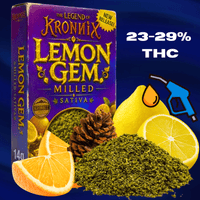Kronnix Lemon Gem Sativa Milled Flower - 14g Brandon Vape SuperStore and Cannabis Manitoba Canada