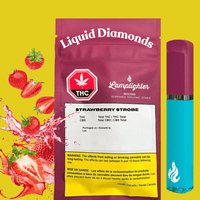 Lamplighter Strawberry Strobe Liquid Diamond Disposable Vape-1g Brandon Vape SuperStore and Cannabis Manitoba Canada
