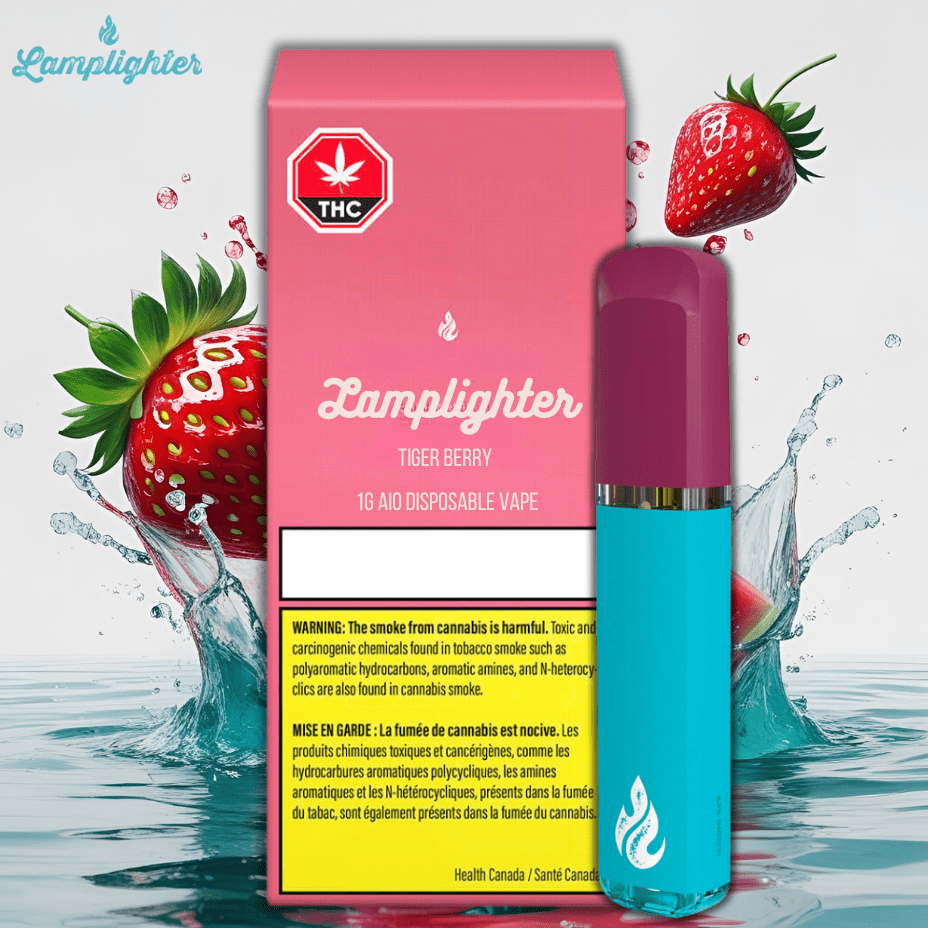 Lamplighter Tiger Berry Disposable Vape - 1g 1g Brandon Vape SuperStore and Cannabis Manitoba Canada