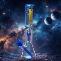 Legendary 9mm Space Trip Beaker-16" Brandon Vape SuperStore and Cannabis Manitoba Canada