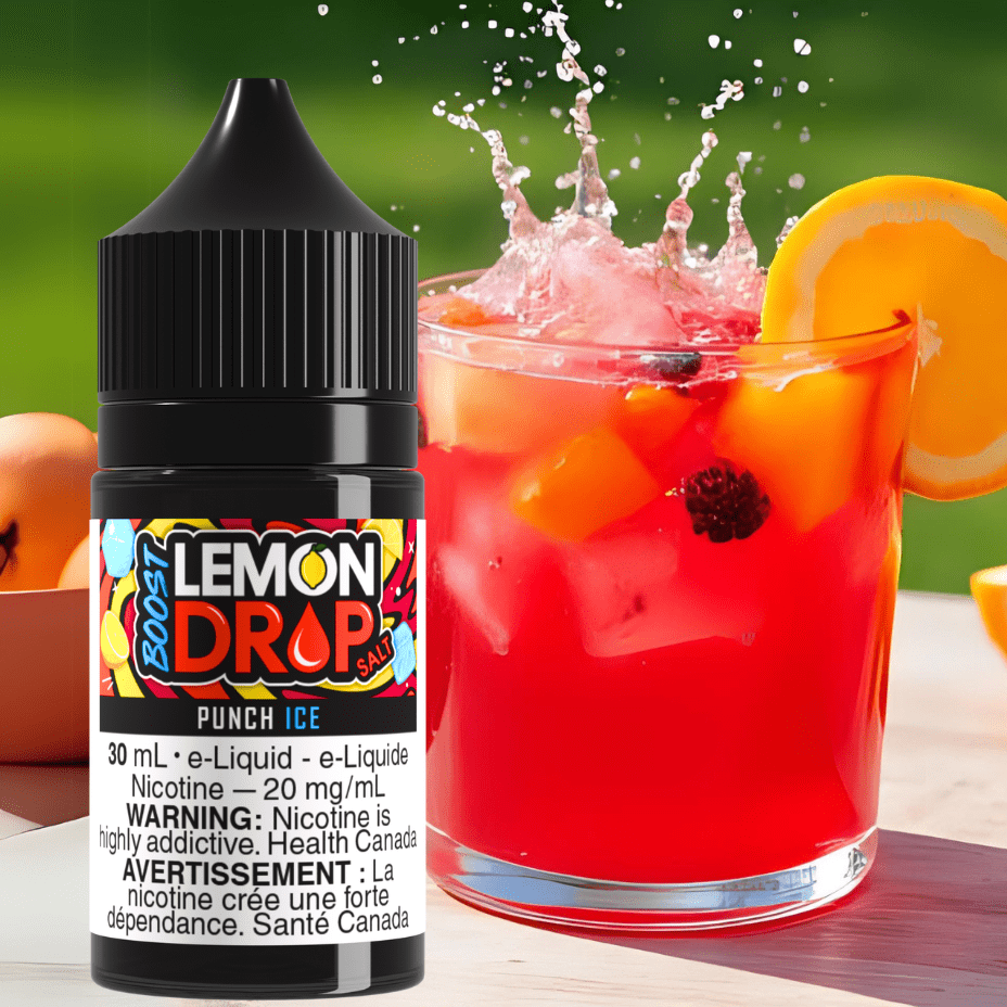 Lemon Drop Boost Salt - Punch Ice Brandon Vape SuperStore and Cannabis Manitoba Canada