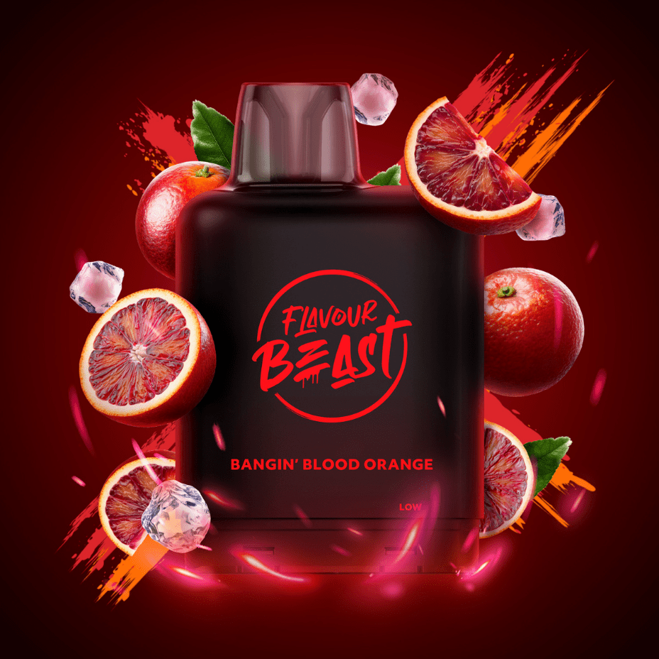 Level X Boost Flavour Beast 25k Pod-Bangin' Blood Orange Iced 25000 Puffs / 20mg Brandon Vape SuperStore and Cannabis Manitoba Canada