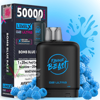 Level X G2 Ultra Flavour Beast Pod 50k-Bomb Blue Razz 50000 / 20mg Brandon Vape SuperStore and Cannabis Manitoba Canada