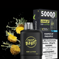 Level X G2 Ultra Flavour Beast Pod 50k-Pumped Up Pineapple Iced 20mg / 50000 Brandon Vape SuperStore and Cannabis Manitoba Canada