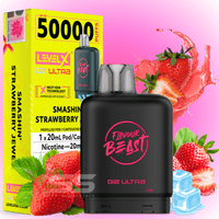 Level X G2 Ultra Flavour Beast Pod 50k-Smashin Strawberry Jewel Iced 50000 Puffs / 20mg Brandon Vape SuperStore and Cannabis Manitoba Canada