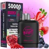Level X G2 Ultra Flavour Beast Pod 50k-Trippin' Triple Berry 50000 Puffs / 20mg Brandon Vape SuperStore and Cannabis Manitoba Canada