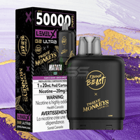 Level X G2 Ultra x 12 Monkeys - Matata 50000 Puffs / 20mg Brandon Vape SuperStore and Cannabis Manitoba Canada