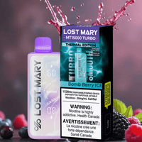 Lost Mary MT50K Turbo Disposable Vape-Berry Bomb Ice Brandon Vape SuperStore and Cannabis Manitoba Canada