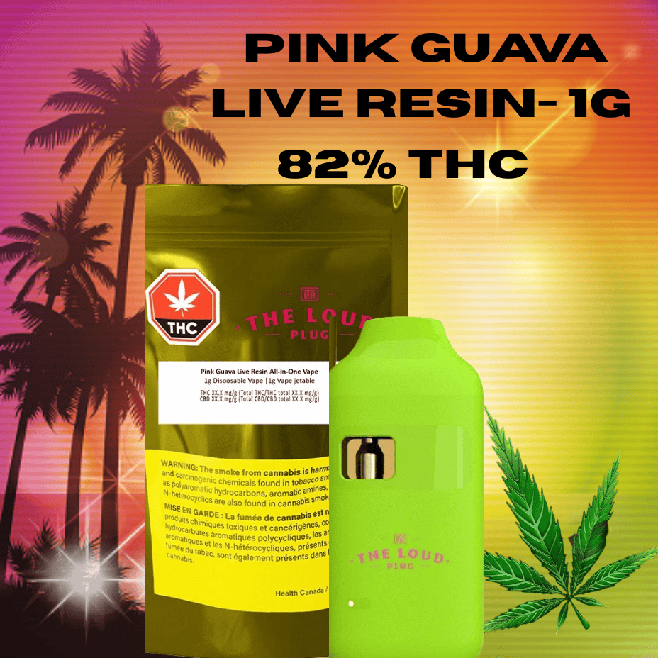 Loud Plug Pink Guava Live Resin Disposable-1g Brandon Vape SuperStore and Cannabis Manitoba Canada