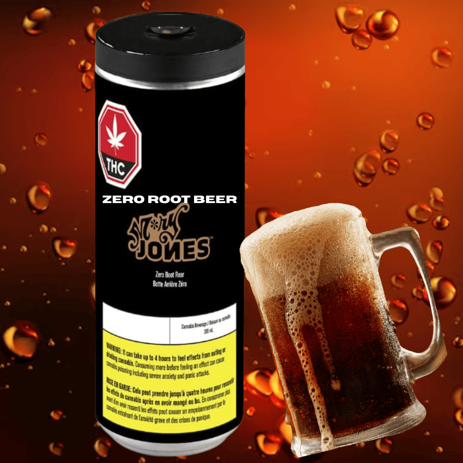 M@ry Jones Zero Root Beer Beverage-355ml Brandon Vape SuperStore and Cannabis Manitoba Canada