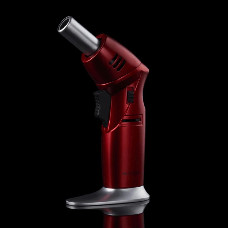 Maven Tower Windproof Torch Lighter Red Brandon Vape SuperStore and Cannabis Manitoba Canada
