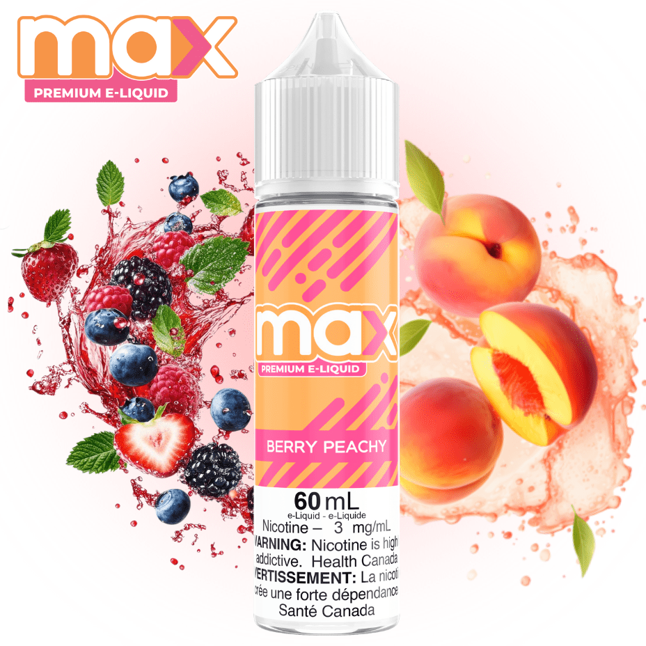 Max E-Liquid - Berry Peachy 3mg Brandon Vape SuperStore and Cannabis Manitoba Canada