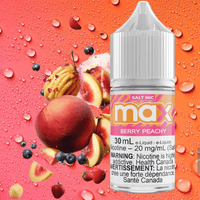 Max E-Liquid - Berry Peachy Salt in Manitoba 30ml / 12mg Brandon Vape SuperStore and Cannabis Manitoba Canada