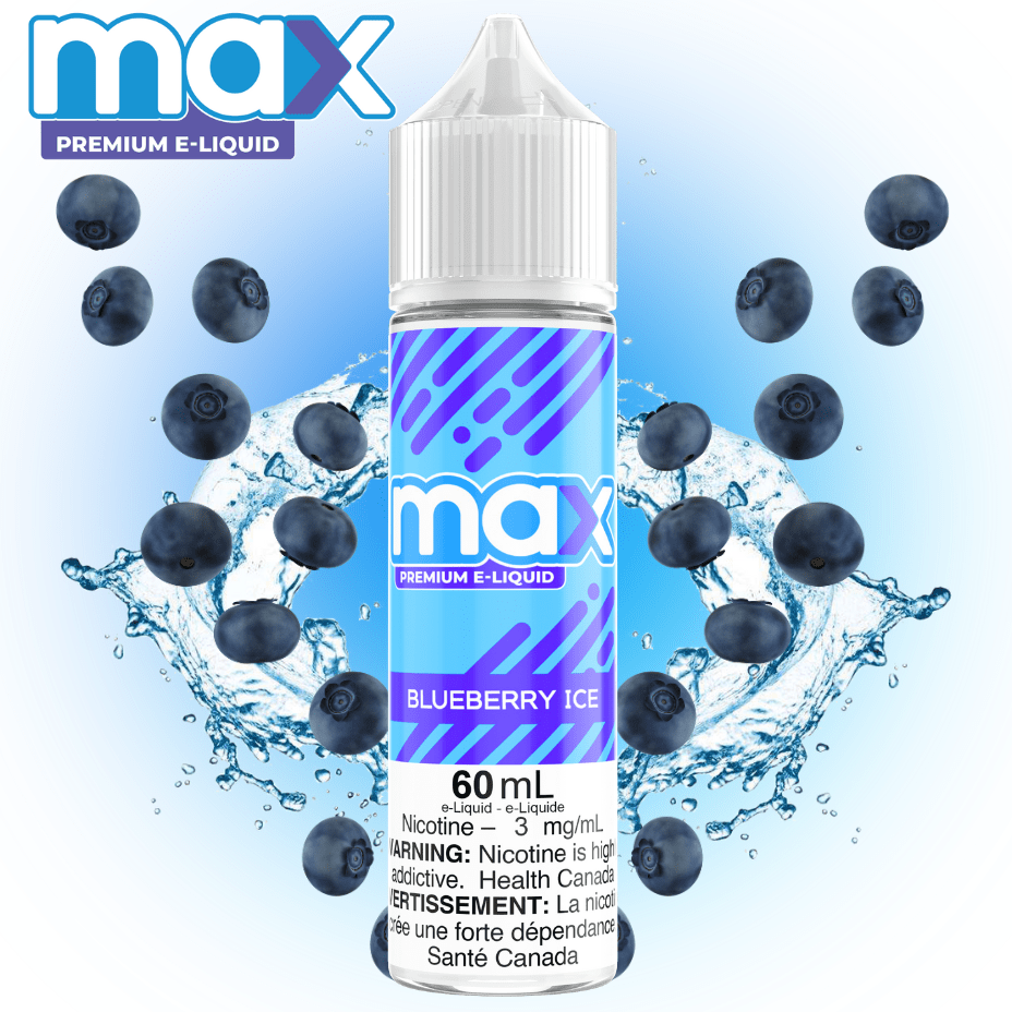 Max E-Liquid - Blueberry Ice 3mg Brandon Vape SuperStore and Cannabis Manitoba Canada