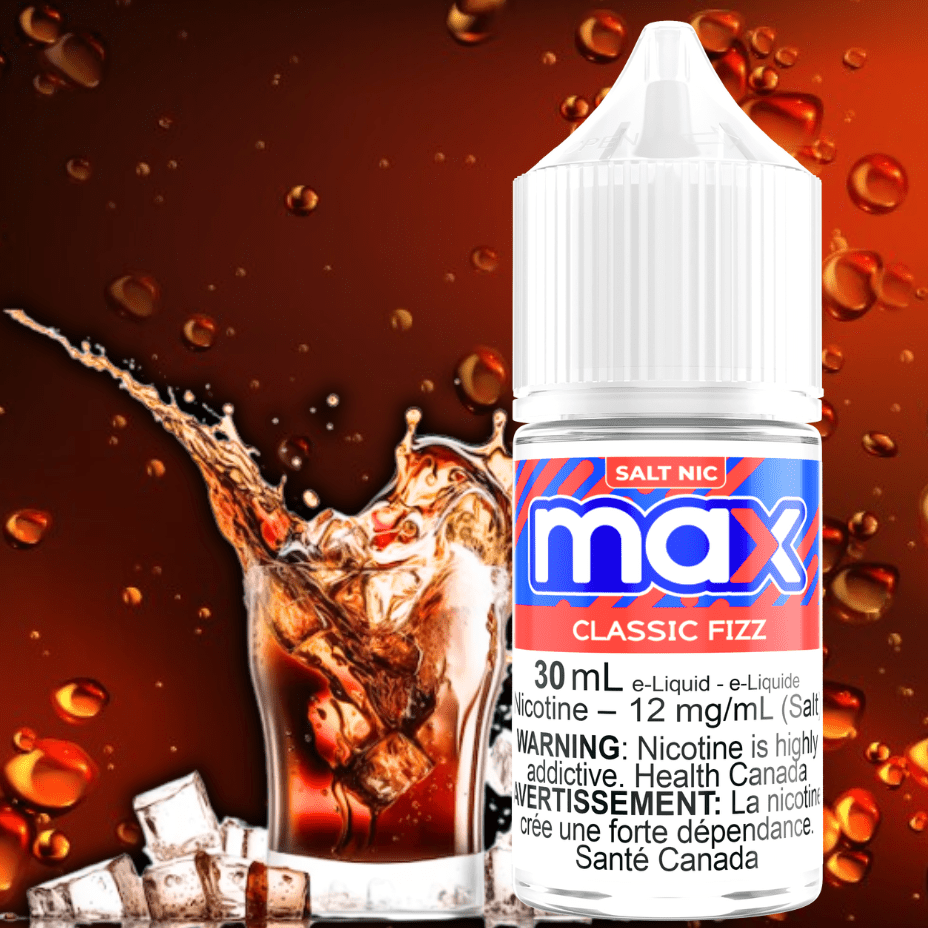 Max E-Liquid - Classic Fizz Salt 30ml / 12mg Brandon Vape SuperStore and Cannabis Manitoba Canada