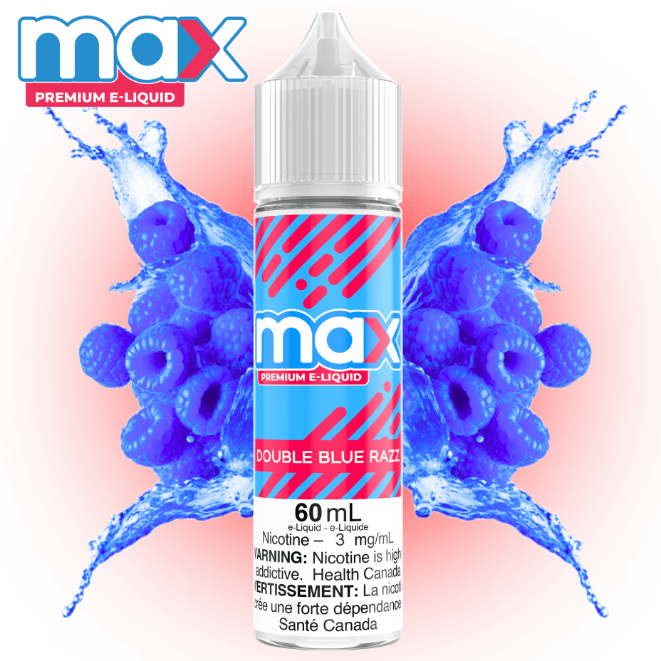 Max E-Liquid - Double Blue Razz 3mg Brandon Vape SuperStore and Cannabis Manitoba Canada