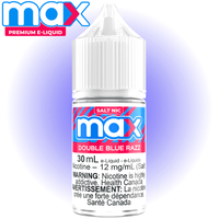 Max E-Liquid - Double Blue Razz Salt in Manitoba 30ml / 12mg Brandon Vape SuperStore and Cannabis Manitoba Canada