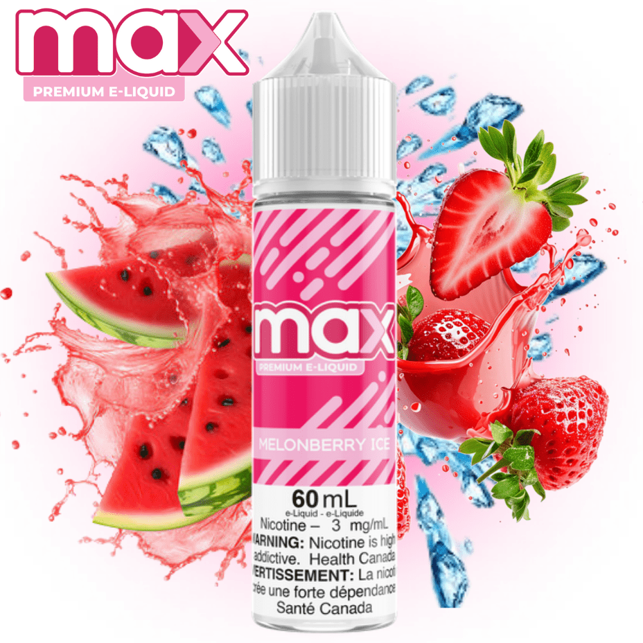 Max E-Liquid - Melonberry Ice in Brandon MB, Canada Brandon Vape SuperStore & Cannabis Max E-Liquid - Melonberry Ice in Brandon MB, Canada Brandon Vape SuperStore & Cannabis