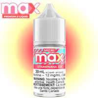 Max E-Liquid - Strawnana Ice 30mL / 12mg Brandon Vape SuperStore and Cannabis Manitoba Canada