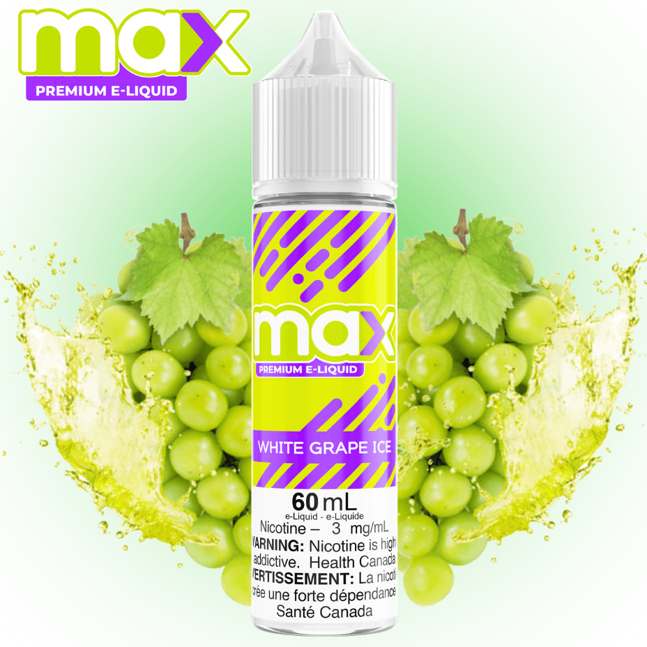 Max E-Liquid - White Grape Ice 3mg Brandon Vape SuperStore and Cannabis Manitoba Canada