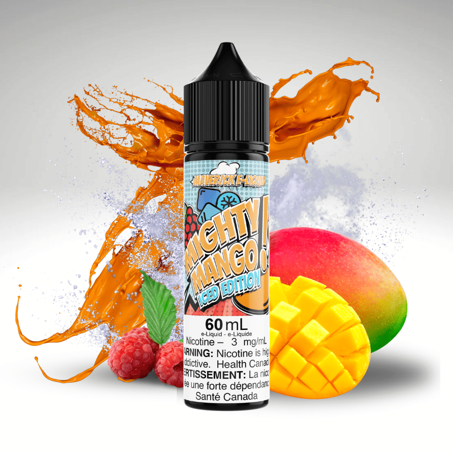 Mighty Mango Iced by Maverick E-Liquid 60ml / 3mg Brandon Vape SuperStore and Cannabis Manitoba Canada