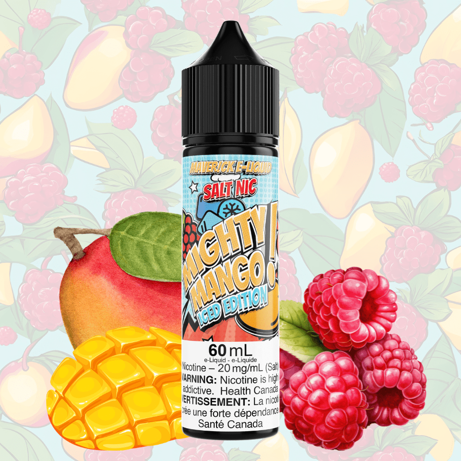 Mighty Mango Iced Salt by Maverick E-Liquid-60mL Brandon Vape SuperStore and Cannabis Manitoba Canada