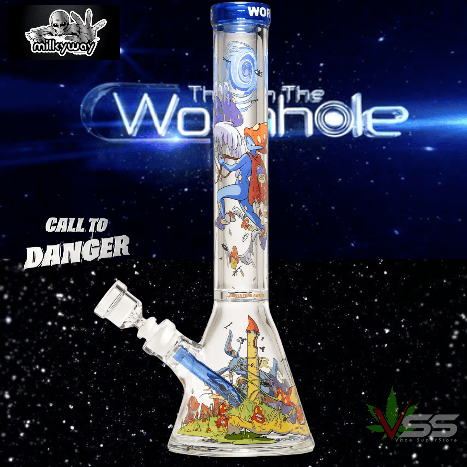Milkyway Wormhole 9mm Call To Danger Beaker Bong-16" Brandon Vape SuperStore and Cannabis Manitoba Canada