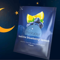 Monjour CBN Bedtime Blueberry Lemon Gummies-4x2.5mg Brandon Vape SuperStore and Cannabis Manitoba Canada