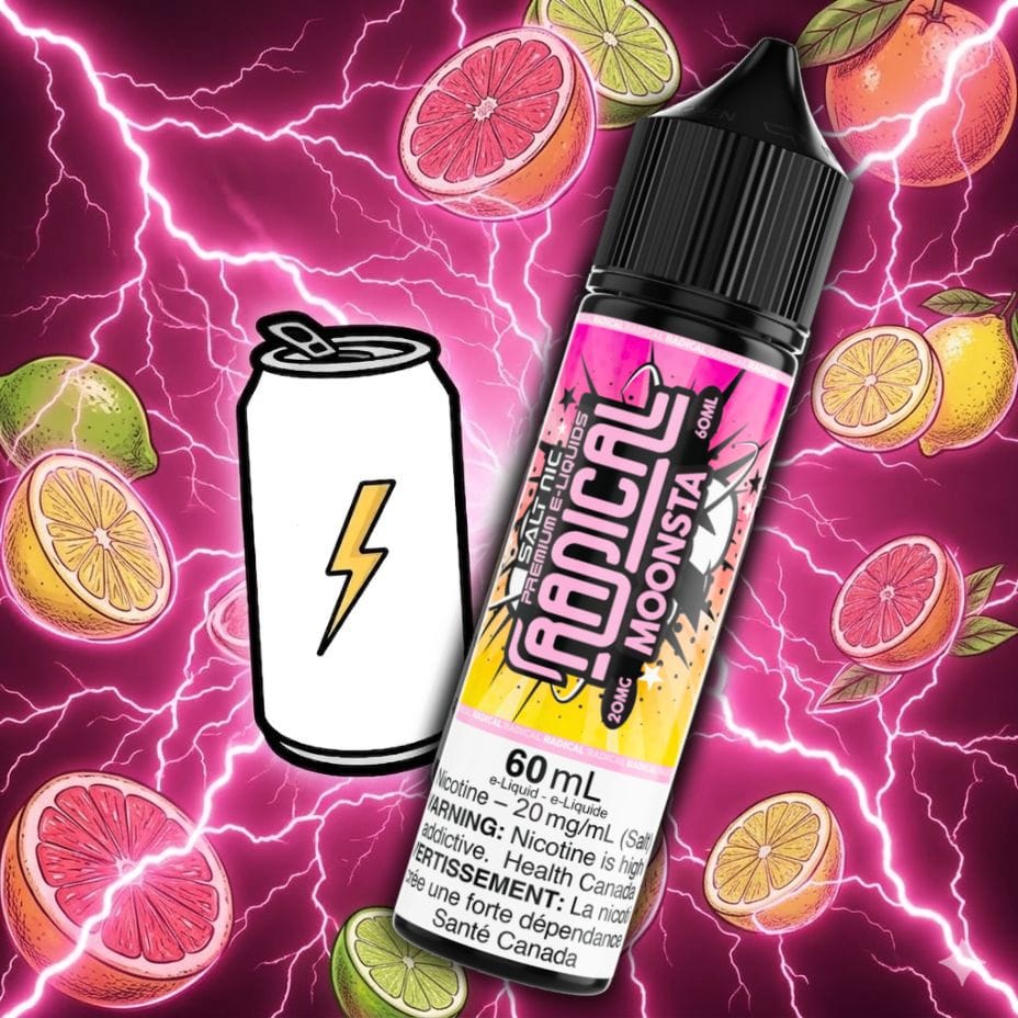 Moonsta Salt by Radical E-liquid-60mL Brandon Vape SuperStore and Cannabis Manitoba Canada