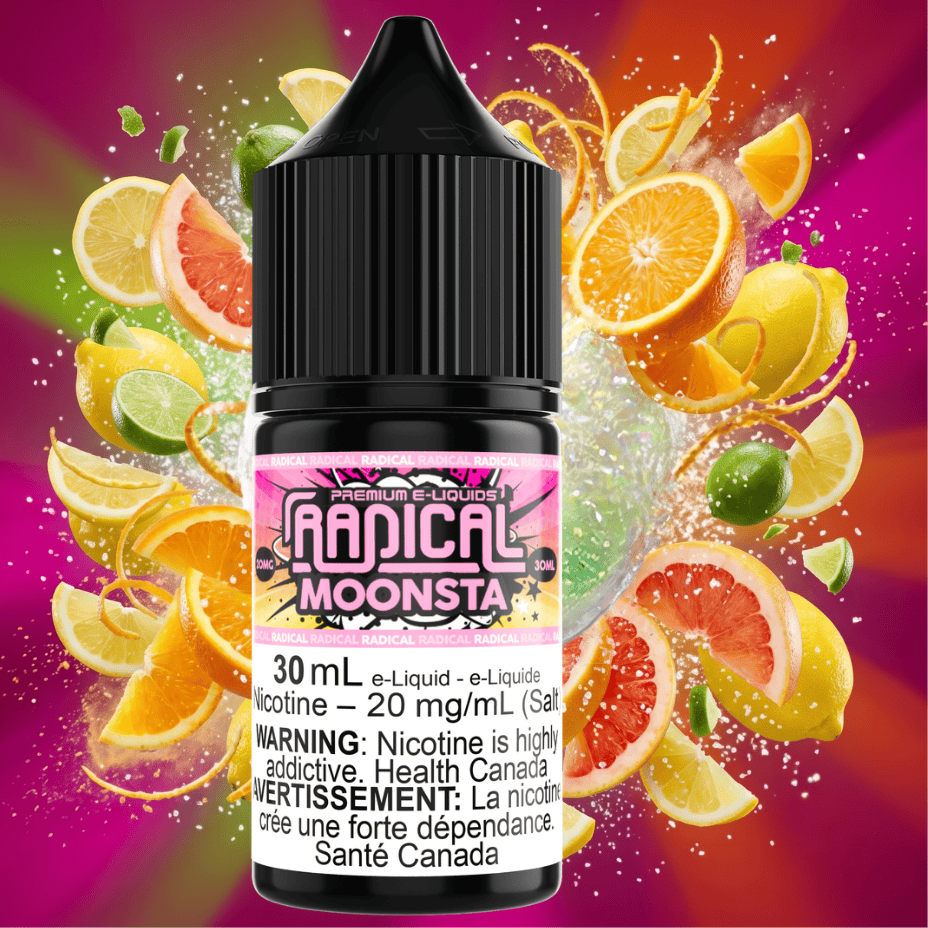 Moonsta Salt Nic by Radical E-liquid 30mL / 12mg Brandon Vape SuperStore and Cannabis Manitoba Canada