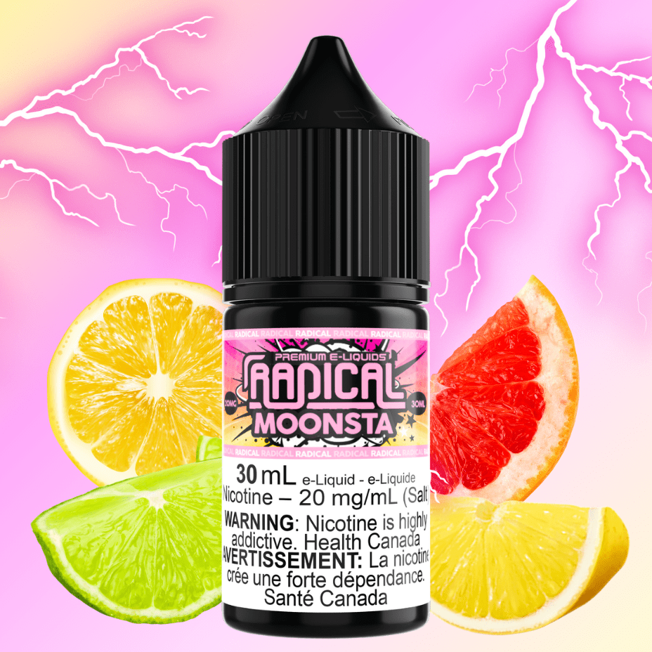 Moonsta Salt Nic by Radical E-liquid Brandon Vape SuperStore and Cannabis Manitoba Canada