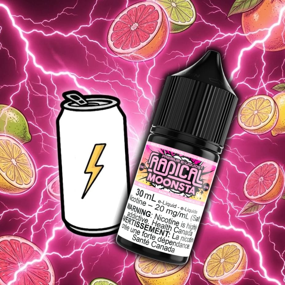 Moonsta Salt Nic by Radical E-liquid Brandon Vape SuperStore and Cannabis Manitoba Canada