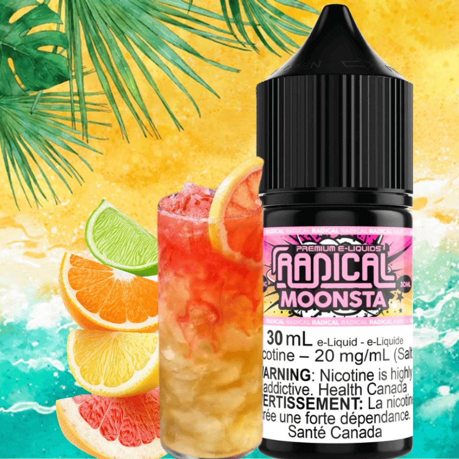 Moonsta Salt Nic by Radical E-liquid Brandon Vape SuperStore and Cannabis Manitoba Canada