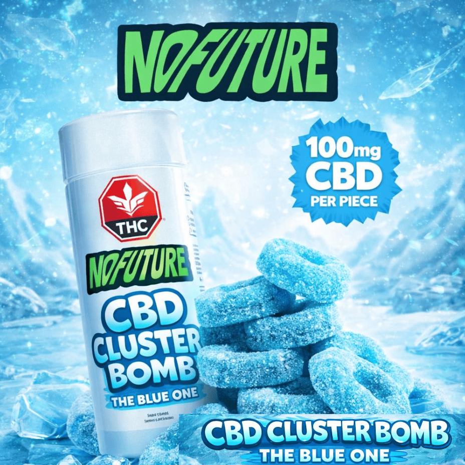 No Future CBD Cluster Bomb - The Blue One Brandon Vape SuperStore and Cannabis Manitoba Canada