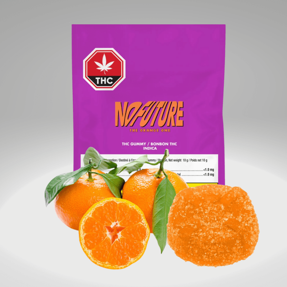 No Future The Orange One Indica Gummy-1x10mg 1x10mg Brandon Vape SuperStore and Cannabis Manitoba Canada
