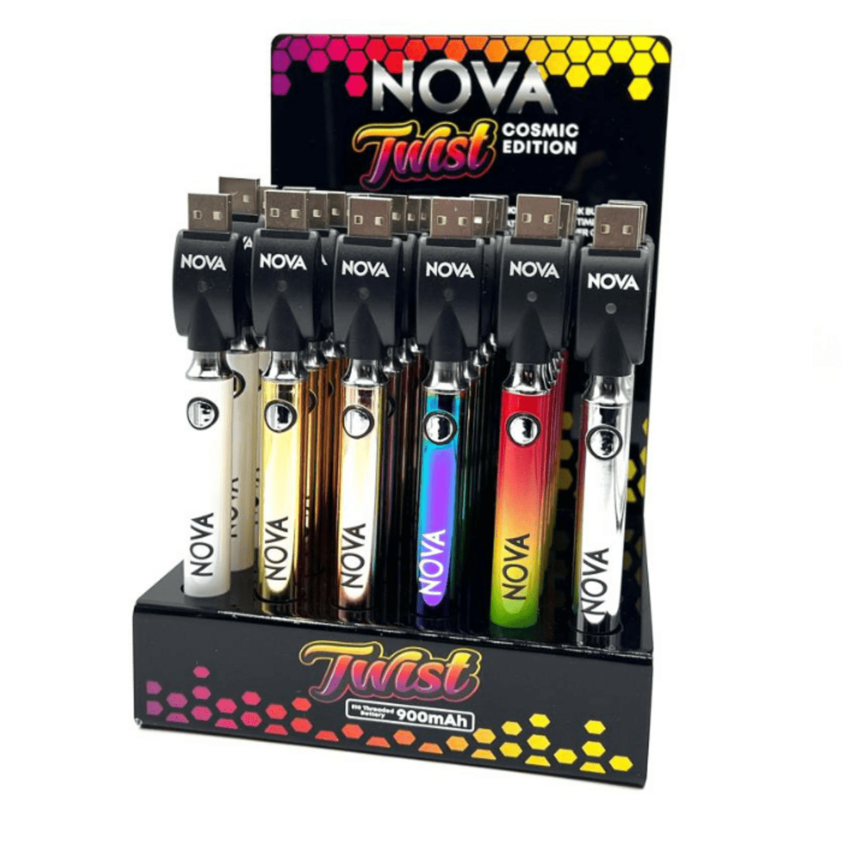 Nova Twist Cosmic Edition 510 Battery-900 mAh 900 mAh / Blue Brandon Vape SuperStore and Cannabis Manitoba Canada