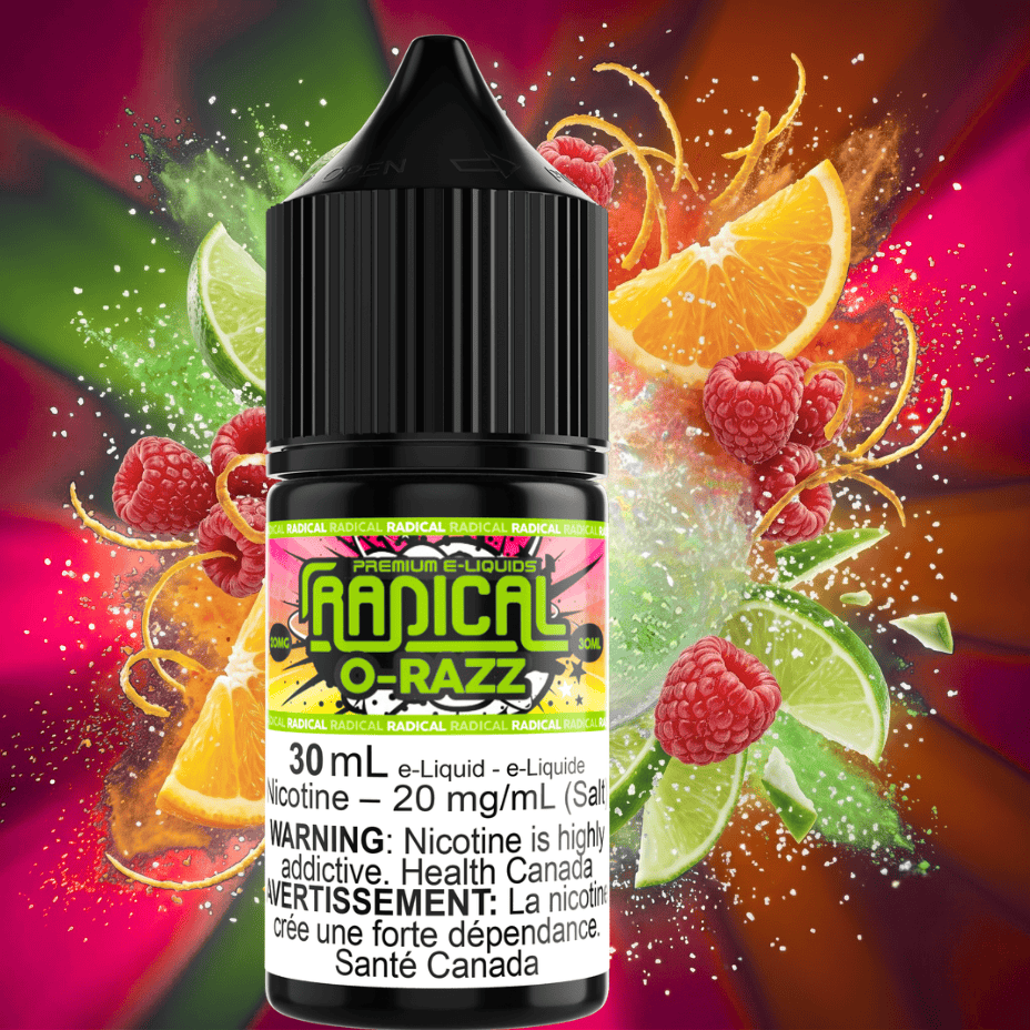 O-Razz Salt Nic by Radical E-liquid Brandon Vape SuperStore and Cannabis Manitoba Canada