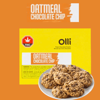 Olli Baked THC Oatmeal Chocolate Chip Cookies-5x5g Brandon Vape SuperStore and Cannabis Manitoba Canada